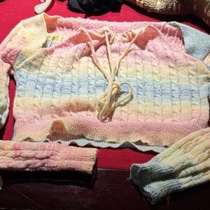 Pastel Multicolor Women's Sweater